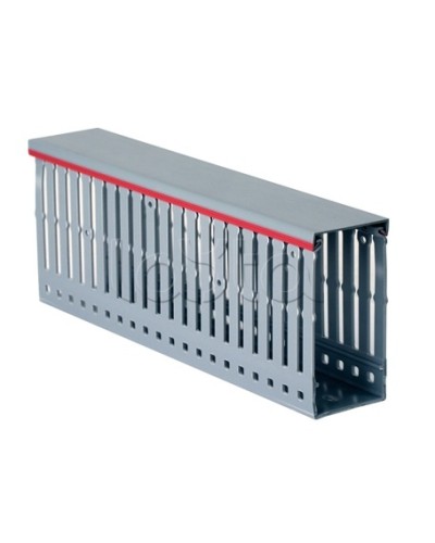 Короб перфорированный, серый RL6 100x60 мм DKC 01140RL в Хабаровске Кабельные лотки Pintop.ru