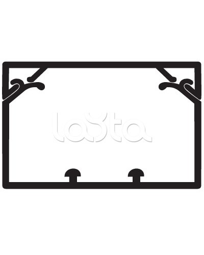 Кабель-канал 100x60 с крышкой с направляющими для установки разделителей TA-GN 100x60 мм DKC 01786 в Хабаровске Кабель-канал Pintop.ru