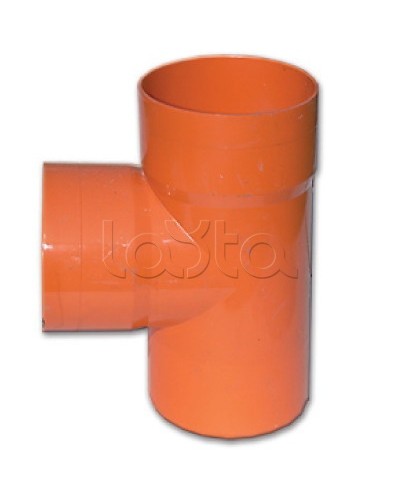 Тройник для двухстенных труб, полипропилен, д. 63 мм DKC 020063 в Хабаровске Повороты, муфты, тройники Pintop.ru
