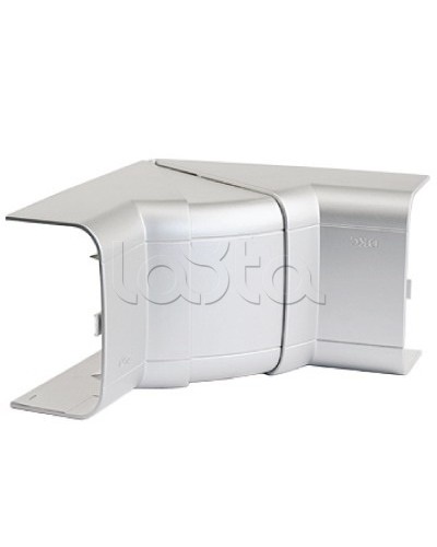 Угол внутренний 90х50 мм, изменяемый 70-120°, цвет серый металлик DKC 09551G в Хабаровске Аксессуары для кабель-канала Pintop.ru