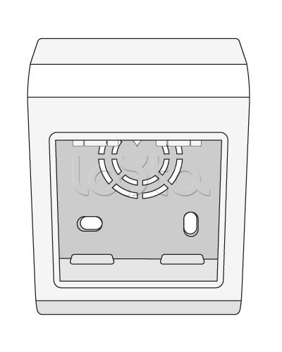 Коробка монтажная под 2 модуля 45x45 мм PDM DKC 10013 в Хабаровске Аксессуары для кабель-канала Pintop.ru