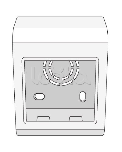Коробка монтажная под 2 модуля VIVA PDD DKC 10033 в Хабаровске Аксессуары для кабель-канала Pintop.ru