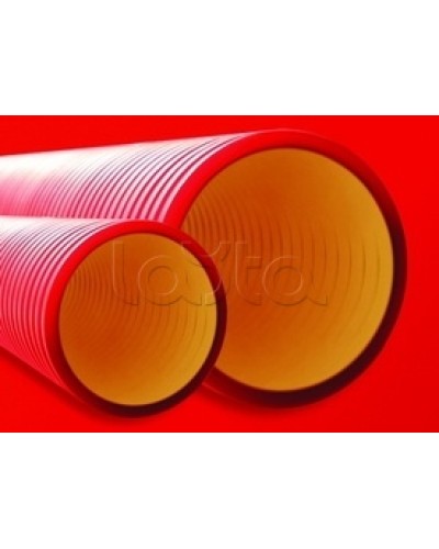 Труба жесткая двустен 110 мм черная DKC 160911A в Хабаровске Труба гофрированная Pintop.ru