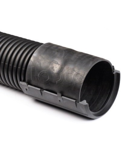 Муфта соединительная (разъемная с фиксатором) для трубы двустенной диам. 110 мм DKC(017110) в Хабаровске Повороты, муфты, тройники Pintop.ru