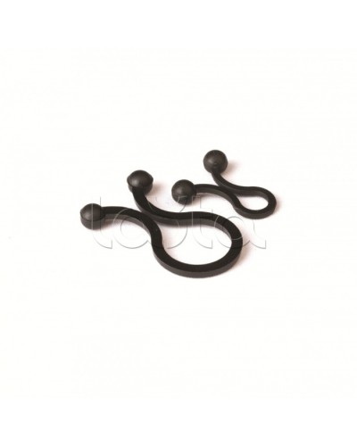 Замок, цвет - черный, д.17,8-20,3 DKC 21043116 в Хабаровске Крепежные изделия Pintop.ru