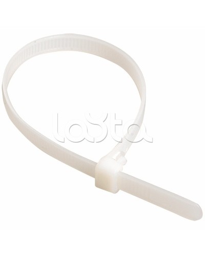 Хомут-стяжка нейлоновый, стандартный P6.6 9x780 белый DKC (25234) (100 шт/уп) в Хабаровске Стяжки-хомуты Pintop.ru