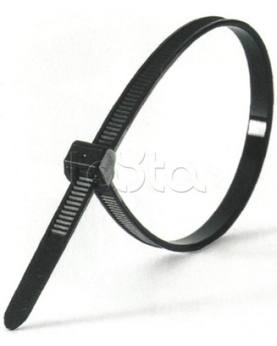 Хомут-стяжка нейлоновый, стандартный P6.6 3.6x140 чёрный DKC 25309 (100 шт/уп) в Хабаровске Стяжки-хомуты Pintop.ru