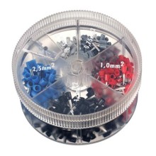 Контейнер двойных наконечников-гильз с изолир.фланцем 0,75-2,50 кв.мм 1 упаковка - 200 шт DKC 2ARTD555