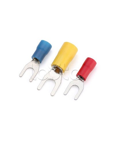 Наконечник вилочный с изолир.фланцем 1,5-2,5 кв.мм 4,1 мм (НВИ) DKC 2B14P в Хабаровске Крепежные изделия Pintop.ru