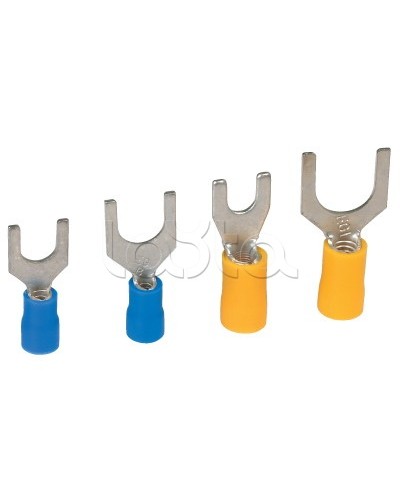 Наконечник вилочный с изолир.фланцем 2,5-6 кв.мм 5,2 мм (НВИ) DKC 2C15P в Хабаровске Крепежные изделия Pintop.ru