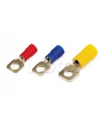 Наконечник с отверстием под винт ф5,2мм, с изолированным фланцем, для сечения провода 2,5-6,0мм2 DKC (2C5P) в Хабаровске Держатели, клипсы, скобы Pintop.ru