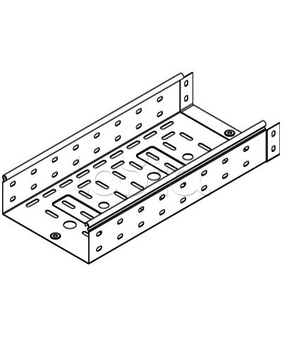 Лоток перфорированный 100х50 мм L 3000 DKC 3526210 в Хабаровске Кабельные лотки Pintop.ru