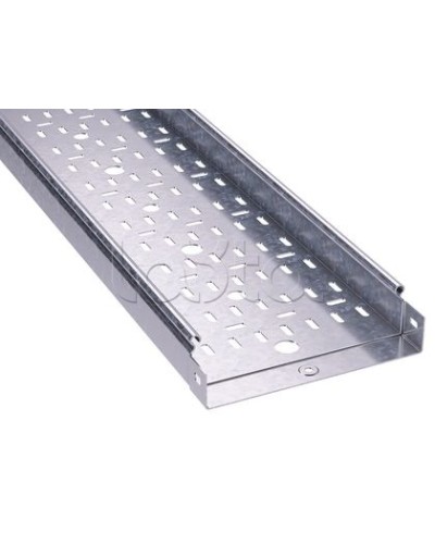 Лоток перфорированный 200x50x3000, толщина металла 1.5мм DKC 3526415 в Хабаровске Кабельные лотки Pintop.ru