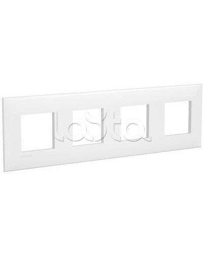 Рамка ARTLEBEDEV Белое облако Avanti, 8 мод. DKC 4400908 в Хабаровске Аксессуары для стоек и шкафов Pintop.ru