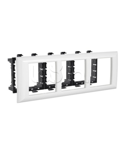 Рамка-суппорт Avanti белый для In-liner Front, 6 мод. DKC 4400916 в Хабаровске Аксессуары для лотков Pintop.ru