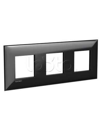 Рамка ARTLEBEDEV Черный квадрат Avanti, 6 мод. DKC 4402906 в Хабаровске Аксессуары для лотков Pintop.ru