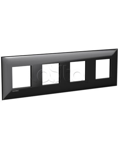 Рамка ARTLEBEDEV Черный квадрат Avanti, 8 мод. DKC 4402908 в Хабаровске Аксессуары для лотков Pintop.ru