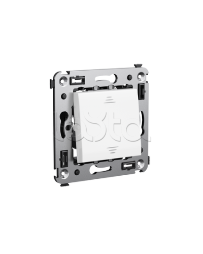 Выключатель одноклавишный в стену, Avanti, Ванильная дымка DKC 4405103 в Хабаровске Аксессуары для стоек и шкафов Pintop.ru