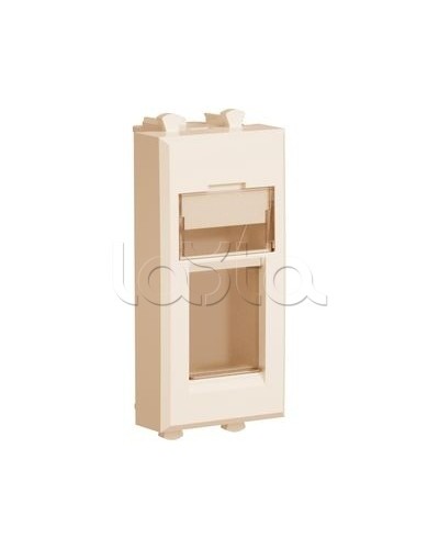 Адаптер для Keystone Ванильная дымка Avanti, 1 мод DKC 4405201 в Хабаровске Аксессуары для стоек и шкафов Pintop.ru