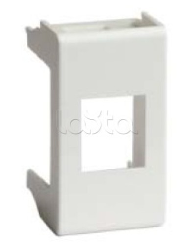 Адаптер для информационных разъемов SIEMON, «Viva», 1 мод., белый DKC 45008 в Хабаровске Аксессуары для стоек и шкафов Pintop.ru