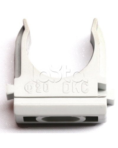 Держатель с защелкой, д.20 мм DKC 51020 в Хабаровске Держатели, клипсы, скобы Pintop.ru