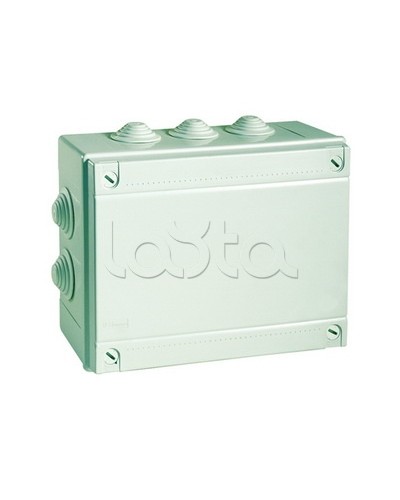 Коробка ответвит. с кабельными вводами, IP55, 100х100х50мм (розница) DKC 53800R в Хабаровске Распределительные коробки Pintop.ru