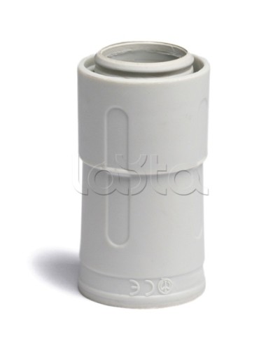 Переходник армированная труба - жесткая труба DKC 20 мм 55220 в Хабаровске Повороты, муфты, тройники Pintop.ru