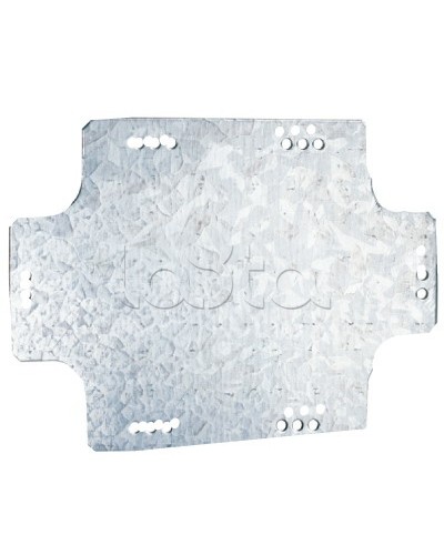 Монтажная пластина из оцинк. стали 270х198х1,5мм, для коробок 300х220мм DKC (59608) в Хабаровске Крепежные изделия Pintop.ru