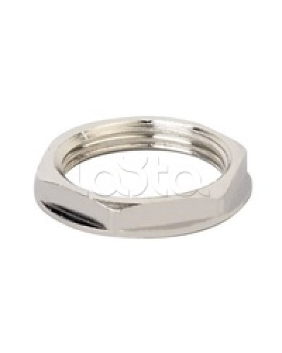 Гайка M12x1,5 никелированная латунь DKC 6006E-12 в Хабаровске Крепежные изделия Pintop.ru