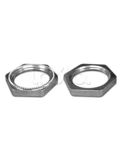 Гайка заземляющая M25x1,5 никел. латунь DKC 6006EMC-25 в Хабаровске Крепеж Pintop.ru