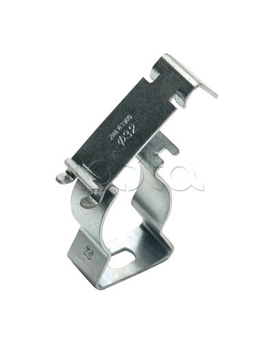 Держатель с крышкой D32, оцинкованная сталь DKC (6044-A32) в Хабаровске Держатели, клипсы, скобы Pintop.ru