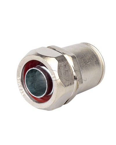 Муфта металлорукав DN 40-жесткая труба д.40мм, IP66/IP67, никелированная латунь DKC 6117-40 в Хабаровске Повороты, муфты, тройники Pintop.ru