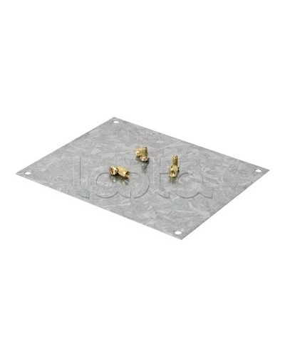 Монтажная пластина из оцинк. стали 133х109 мм, для коробок 154х129 мм DKC (653012) в Хабаровске Распределительные коробки Pintop.ru