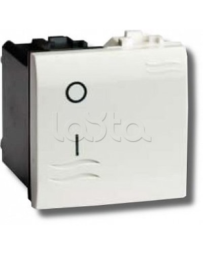 Выключатель двухполюсный белый 2 мод в Хабаровске Аксессуары для стоек и шкафов Pintop.ru