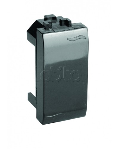 Заглушка чёрная на 1 мод DKC 77616N в Хабаровске Аксессуары для кабель-канала Pintop.ru