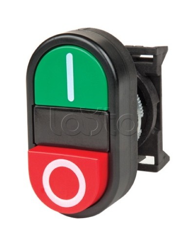 Кнопка двойная выпуклая с линзой для подсветки DKC ABFL в Хабаровске Кнопки выхода Pintop.ru