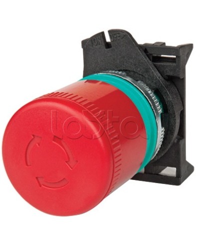 Кнопка аварийная грибовидная поворотная с индикацией д. 60 DKC ABHT1C6S в Хабаровске Аксессуары для стоек и шкафов Pintop.ru