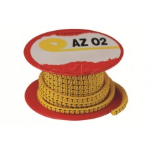 Колечко маркировочное 3, 2.5-4мм. черное на желтом DKC AZO303BY