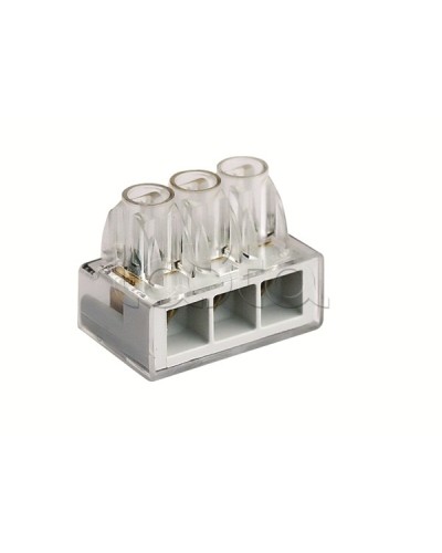 Колодка клеммная соединительная 3х4.5 мм. DKC B63 в Хабаровске Клеммные колодки Pintop.ru