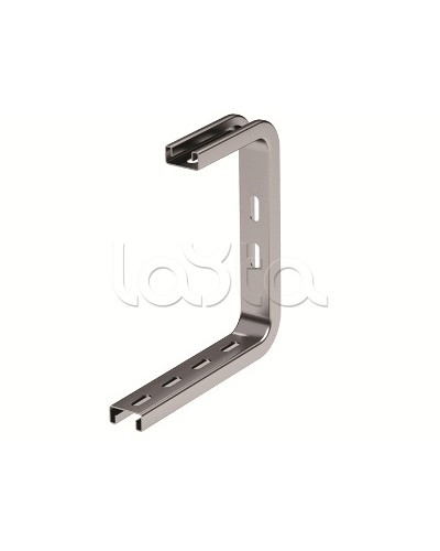 Консоль легкая потолочная DS осн.150 мм, длина 190 мм, цинк-ламельная DKC / ДКС (BBA3015ZL) в Хабаровске Аксессуары для лотков Pintop.ru