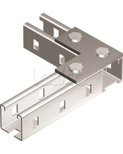 Пластина соединительная L-обр., длина 90х90 мм, 3отв., горячеоцинкованная DKC BMD1021HDZ в Хабаровске Крепежные изделия Pintop.ru