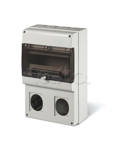 Корпус на 12 модулей и 2 поста с основанием 70х87 мм. Тип M400 DKC DIS6723300 в Хабаровске Аксессуары для стоек и шкафов Pintop.ru