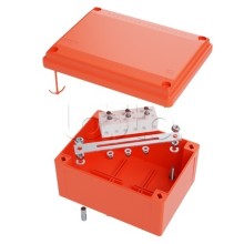 Коробка пластиковая FS с гладкими стенками и клеммниками DKC IP56 100х100х50мм FSB10404