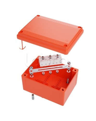 Коробка пластиковая FS с гладкими стенками и клеммниками DKC IP56 100х100х50мм FSB10404 в Хабаровске Распределительные коробки Pintop.ru