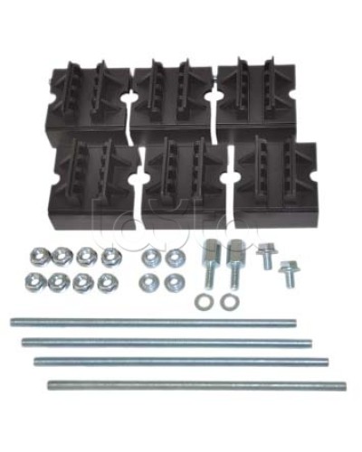 Набор держателей, для шин толщиной 10мм, 1-3 шины на полюс, 3 полюса DKC R5BSEV3/10T в Хабаровске Повороты, муфты, тройники Pintop.ru