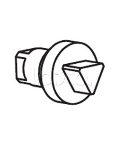Личинка замка, для малой ручки, под ключ треугольного профиля 7мм DKC R5CE213 в Хабаровске Крепежные изделия Pintop.ru