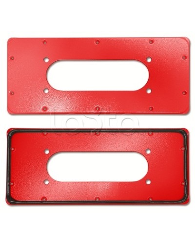 Фланец красный для ST с перф. Тип 3 DKC R5FPST01-RAL3000 в Хабаровске Аксессуары для стоек и шкафов Pintop.ru