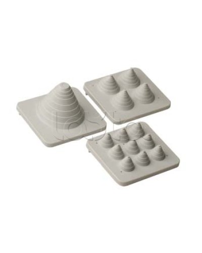 Ввод кабельныймембранный 4х21мм 4 отверстий диаметр 47мм (20 шт/уп) DKC R5MP01 в Хабаровске Аксессуары для стоек и шкафов Pintop.ru