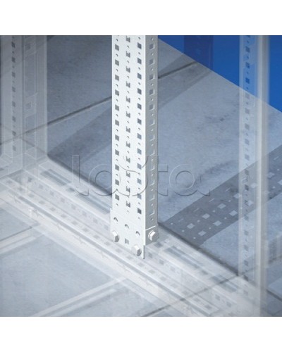 Рейки вертикальные, широкая, для шкафов CQE В=1800мм, 1 упаковка - 2шт. DKC R5PDV18 в Хабаровске Аксессуары для стоек и шкафов Pintop.ru