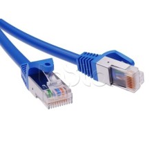 Патч-корд экранированный CAT5E F/UTP 4х2, LSZH, синий, 10м DKC RN5EFU4500BL